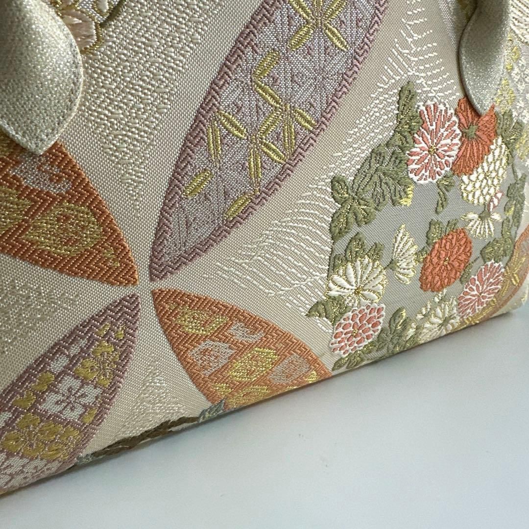 新品未使用品 京都 西陣織 正絹帯地使用 利休バッグお茶席 25121