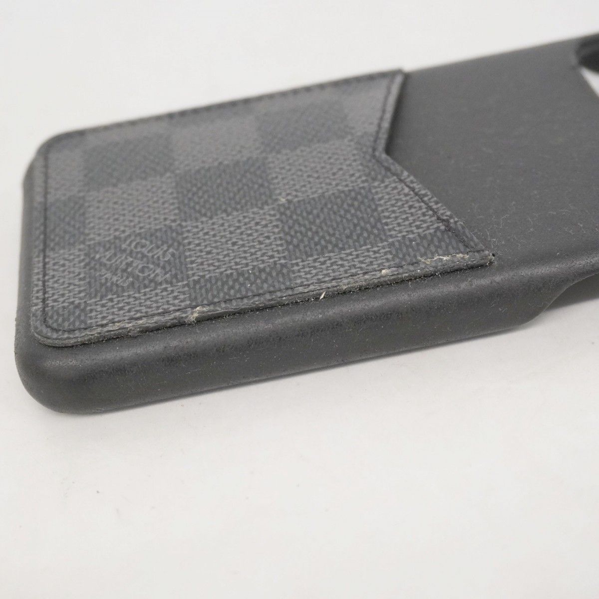 6aa0046-k】ルイヴィトン iPhone ケース ダミエ・グラフィット IPHONE