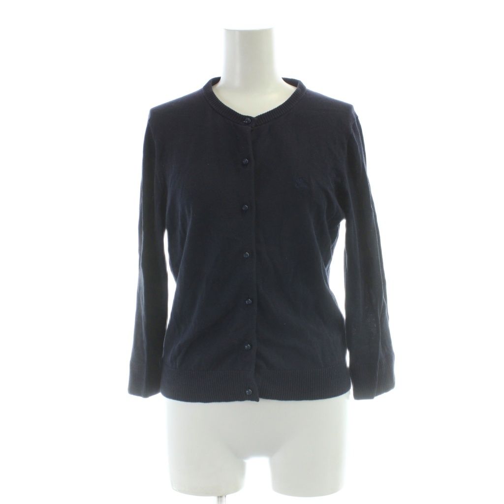 バーバリーブルーレーベル BURBERRY BLUE LABEL カーディガン 38 紺