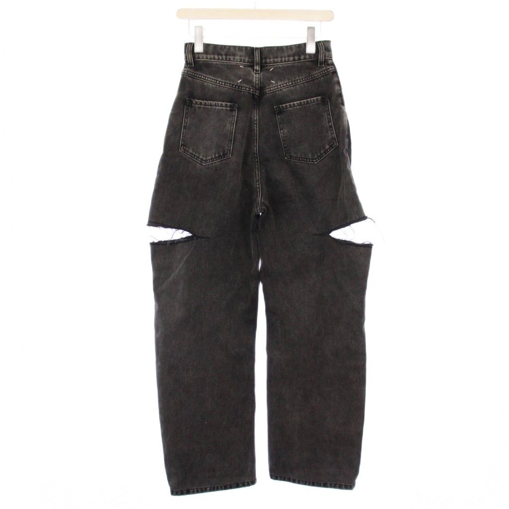 メゾンマルジェラ 1 Maison Margiela 24 SS PANTS 5 POCKETS デニムパンツ ジーンズ 38 黒 |KH