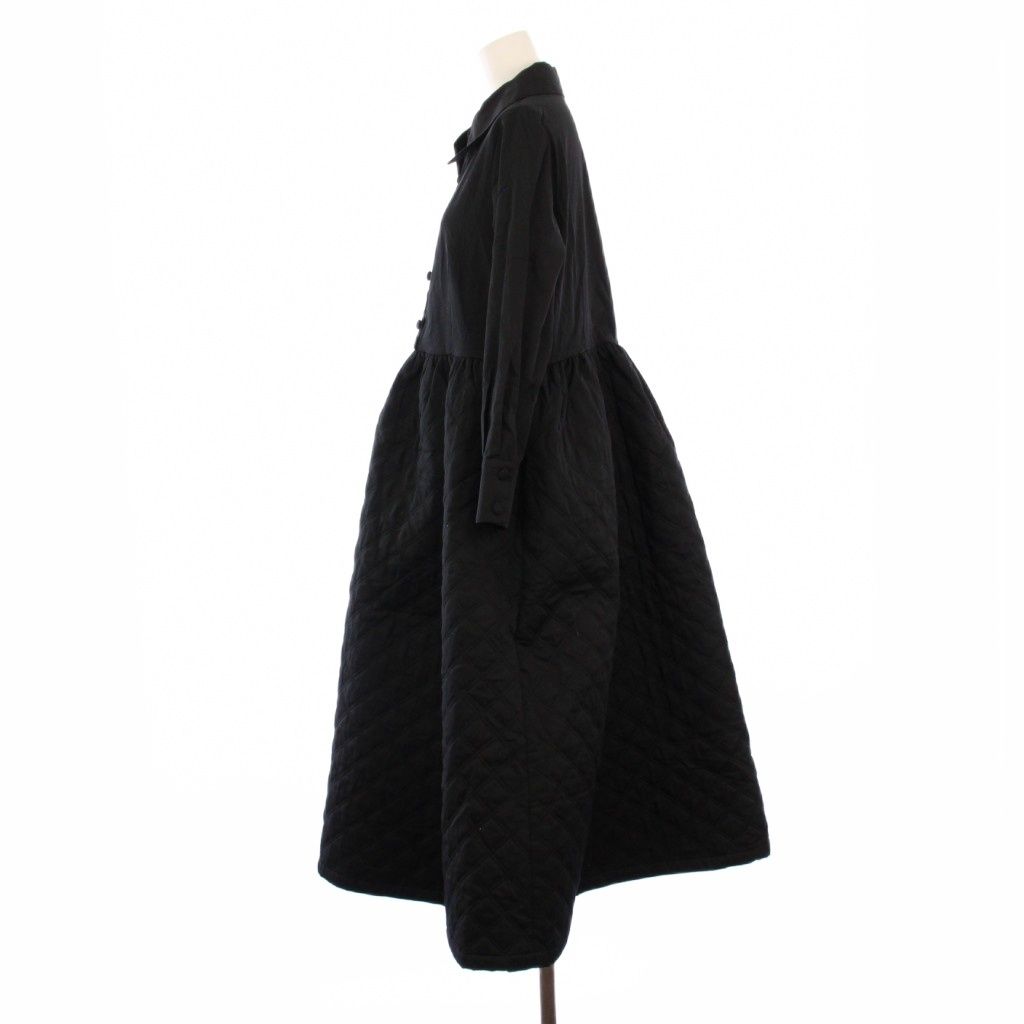 ロージーモンスター RosyMonster ワンピース ロング 長袖 キルティング切替 M 黒 タグ付き |KH