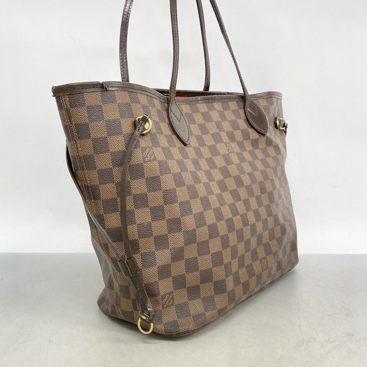 6ab0349】ルイヴィトン トートバッグ ダミエ ネヴァーフルMM N51105