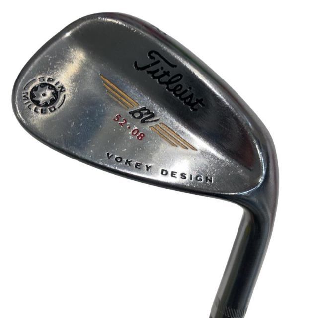 中古】 タイトリスト VOKEY SPIN MILLED(2009) 52°/08° ウェッジ WG