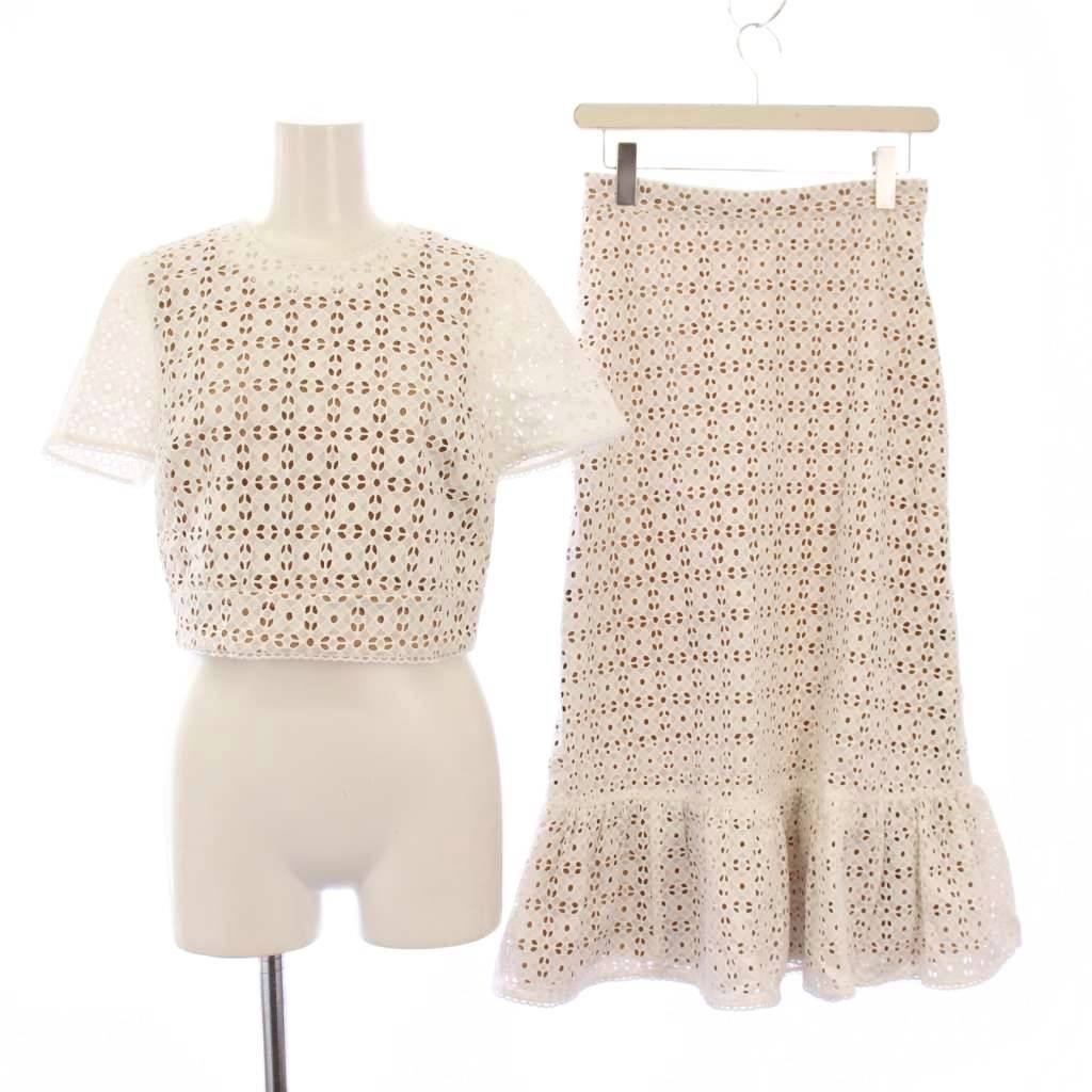 ブルー（青）系 M Michael Kors(マイケルコース) ブラウス・シャツ(レディース) ジャケット(レディース) Tシャツ・カットソー(レディース)  - 海外通販のBUYMA 【MICHAEL KORS】 トップスブラウス 綿100% ブルー マイケルコース レース カットソー