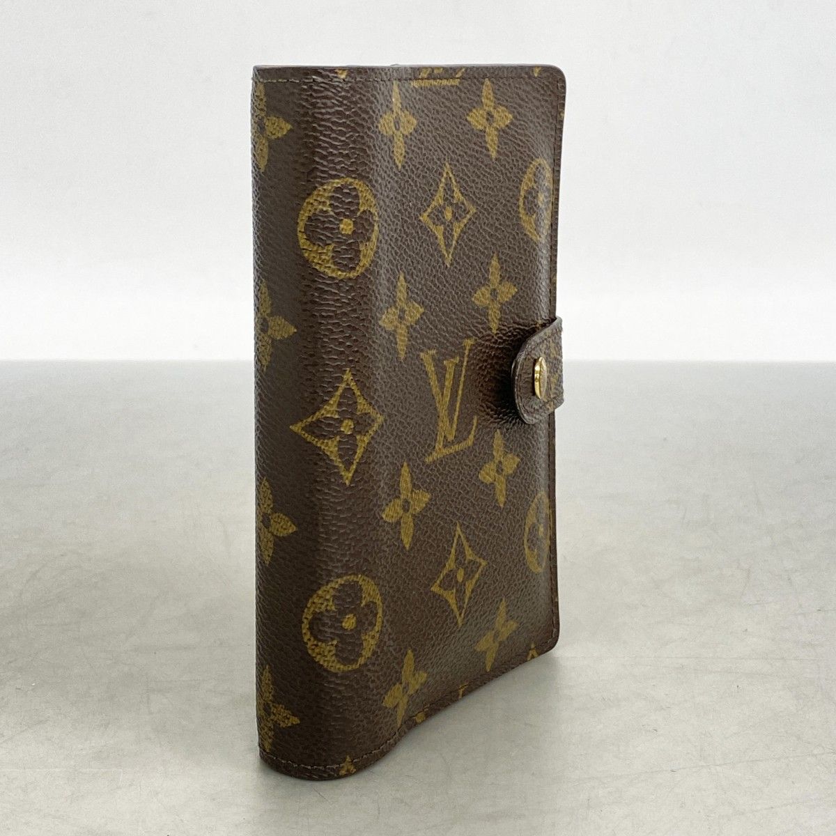 6 ab 0404 ルイヴィトン 手帳カバー モノグラム アジェンダPM R 20005 ブラウン メンズ レディース ユニセックス