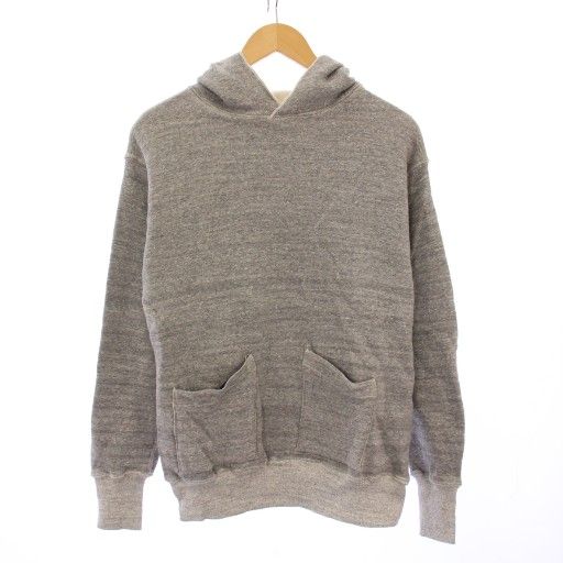 ウエアハウス プルオーバーパーカー スウェット 長袖 裏起毛 ストレッチ ワンカラー 40 グレー |BB