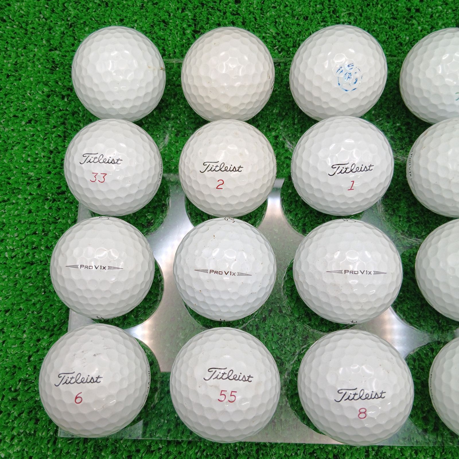 ロストボール タイトリスト Pro V1x 20球 2019年モデル ホワイト C