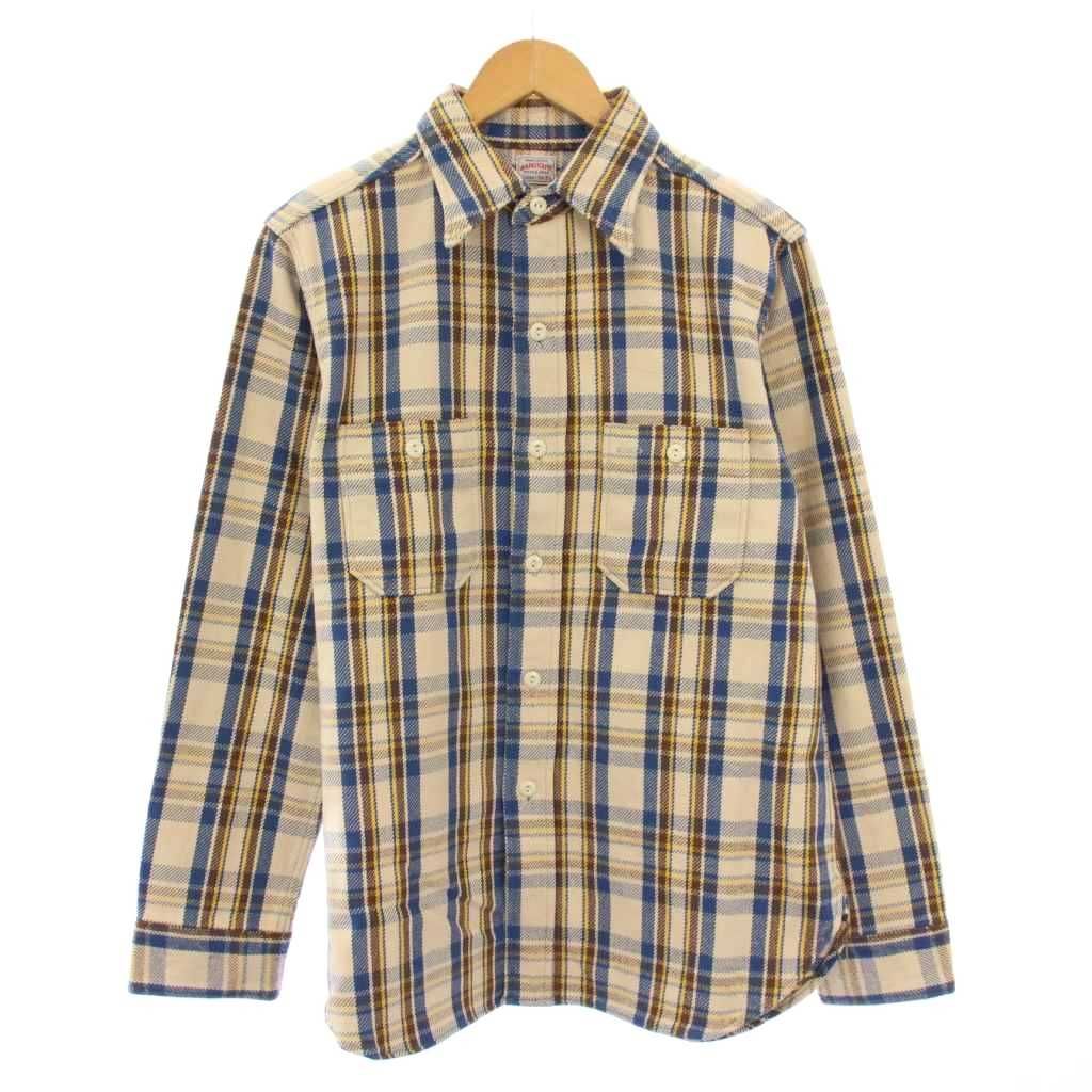 ウエアハウス WAREHOUSE ネルシャツ カジュアル 長袖 レギュラーカラー チェック柄 L マルチカラー |BB
