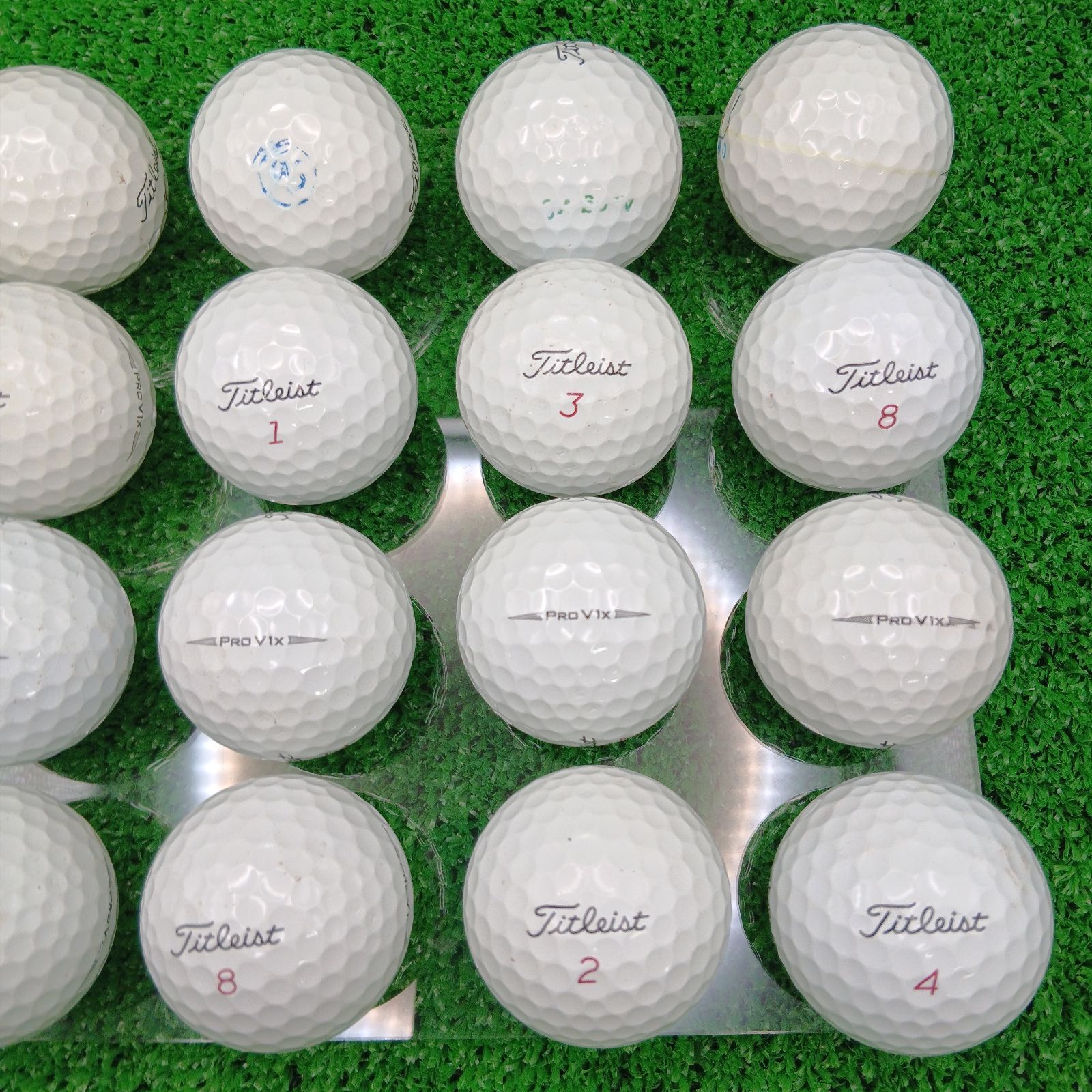 ロストボール タイトリスト pro v1x 20球 Sランク 925 おまけ付 ロストボール タイトリスト Pro V1x 20球 2019年モデル ホワイト C