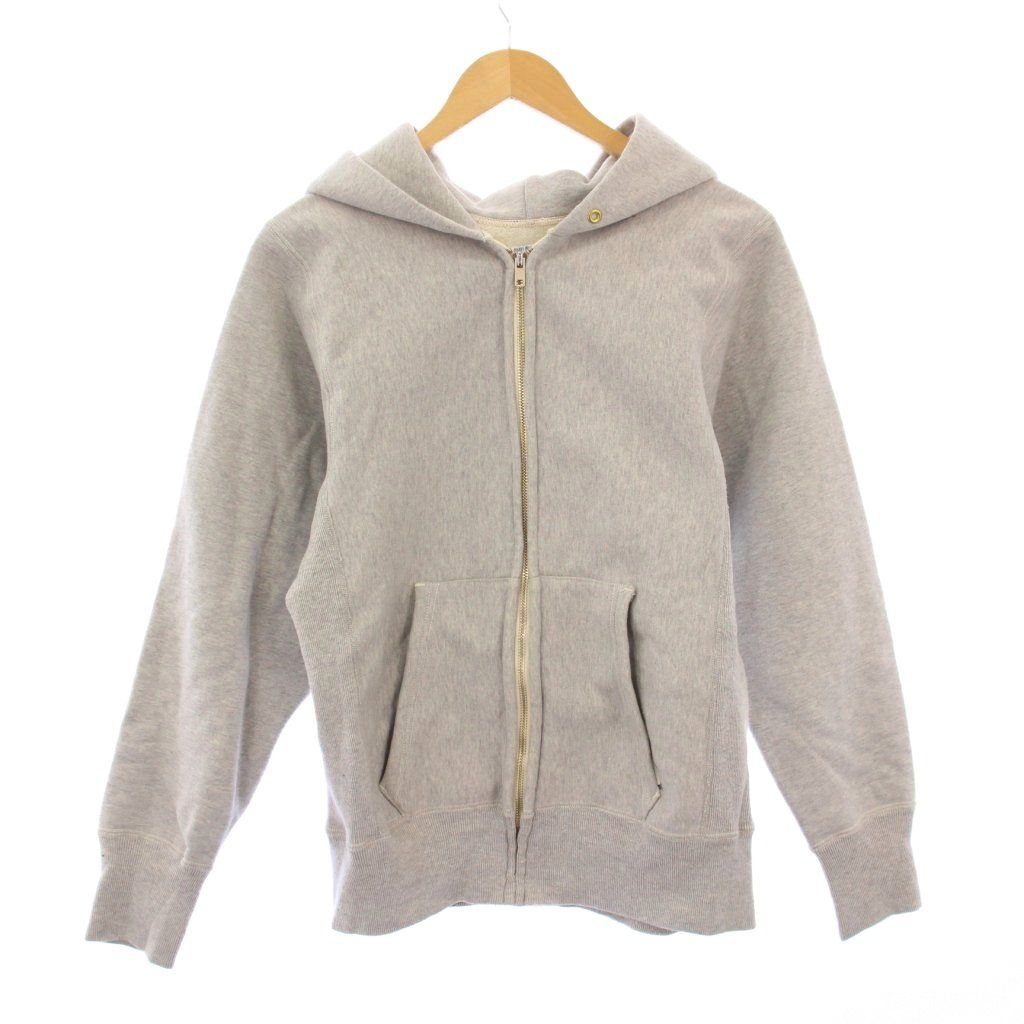 ウエアハウス WAREHOUSE ジップアップパーカー ジャケット スウェット 裏起毛 ワンカラー S グレー |BB