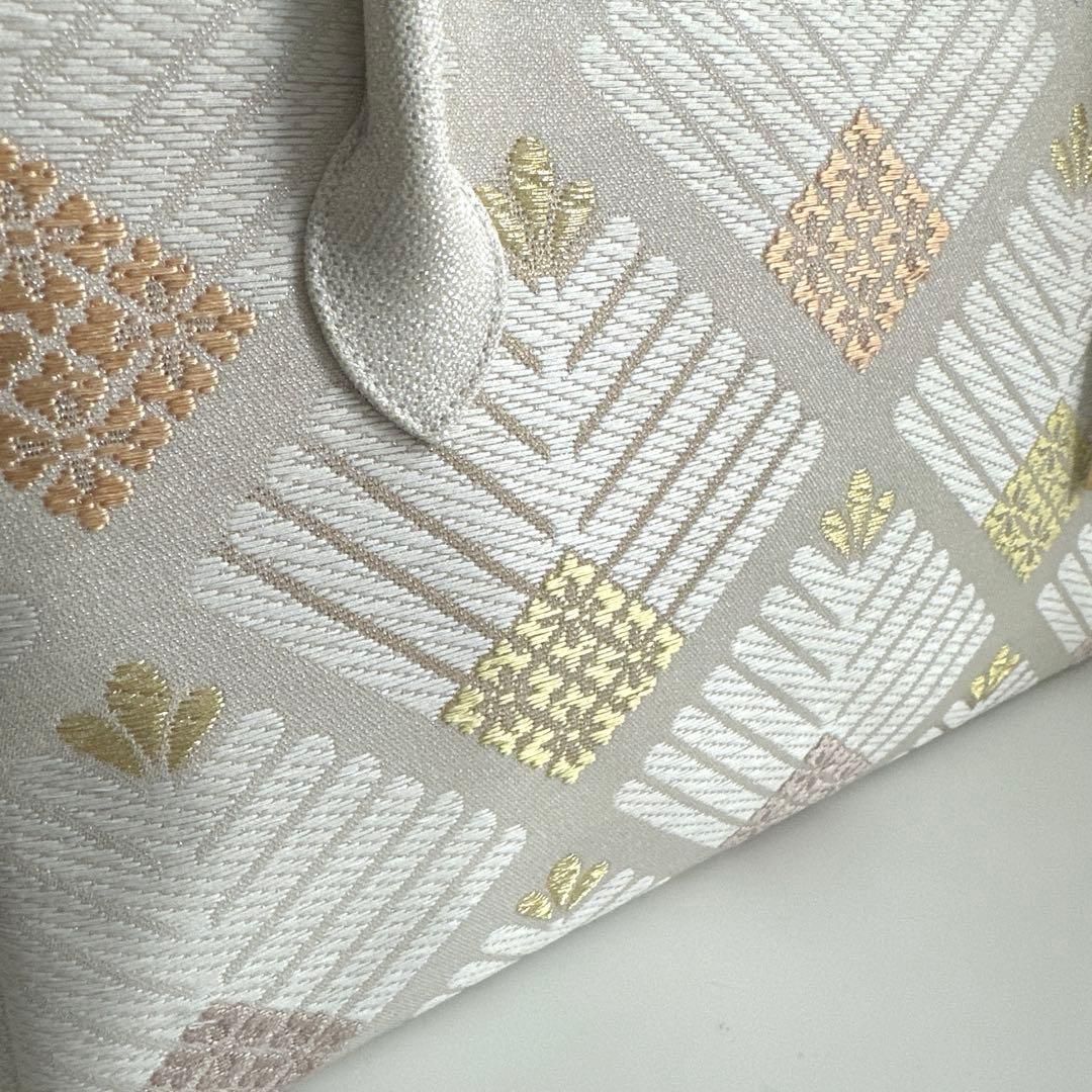 新品未使用 ！！特別セール！！京都 西陣 正絹 帯使用 利休バッグ