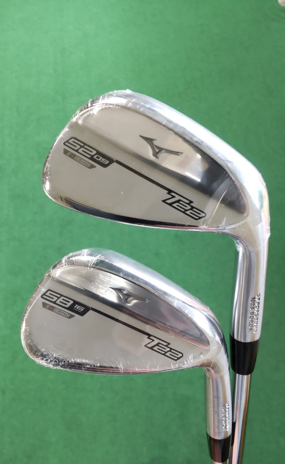 ?⛳ 店頭展示品 ⛳? MIZUNO ミズノ T 22 ウェッジ 2本セット ? 52° 09° ＋ 58° 16° Dynamic G S 200 スチールシャフト