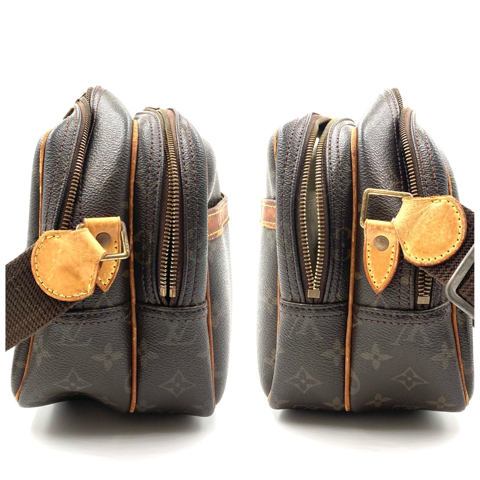 □訳あり美品□LOUIS VUITTON ルイヴィトン モノグラム リポーターPM