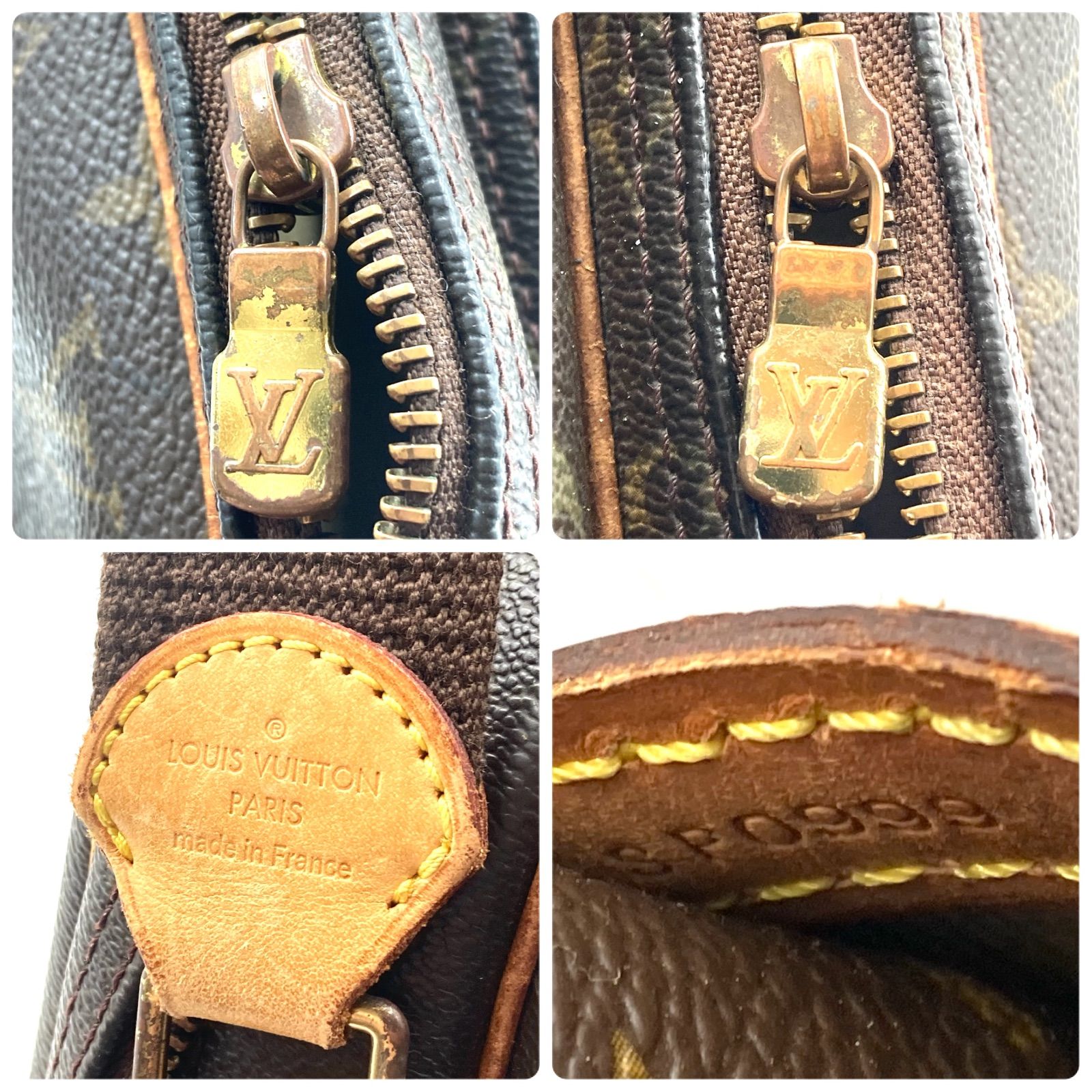 LOUIS VUITTON リポーターPM モノグラム　ショルダーバッグ　pvc リポーターPM モノグラム ショルダーバッグ PVC レザー ブラウン ルイ