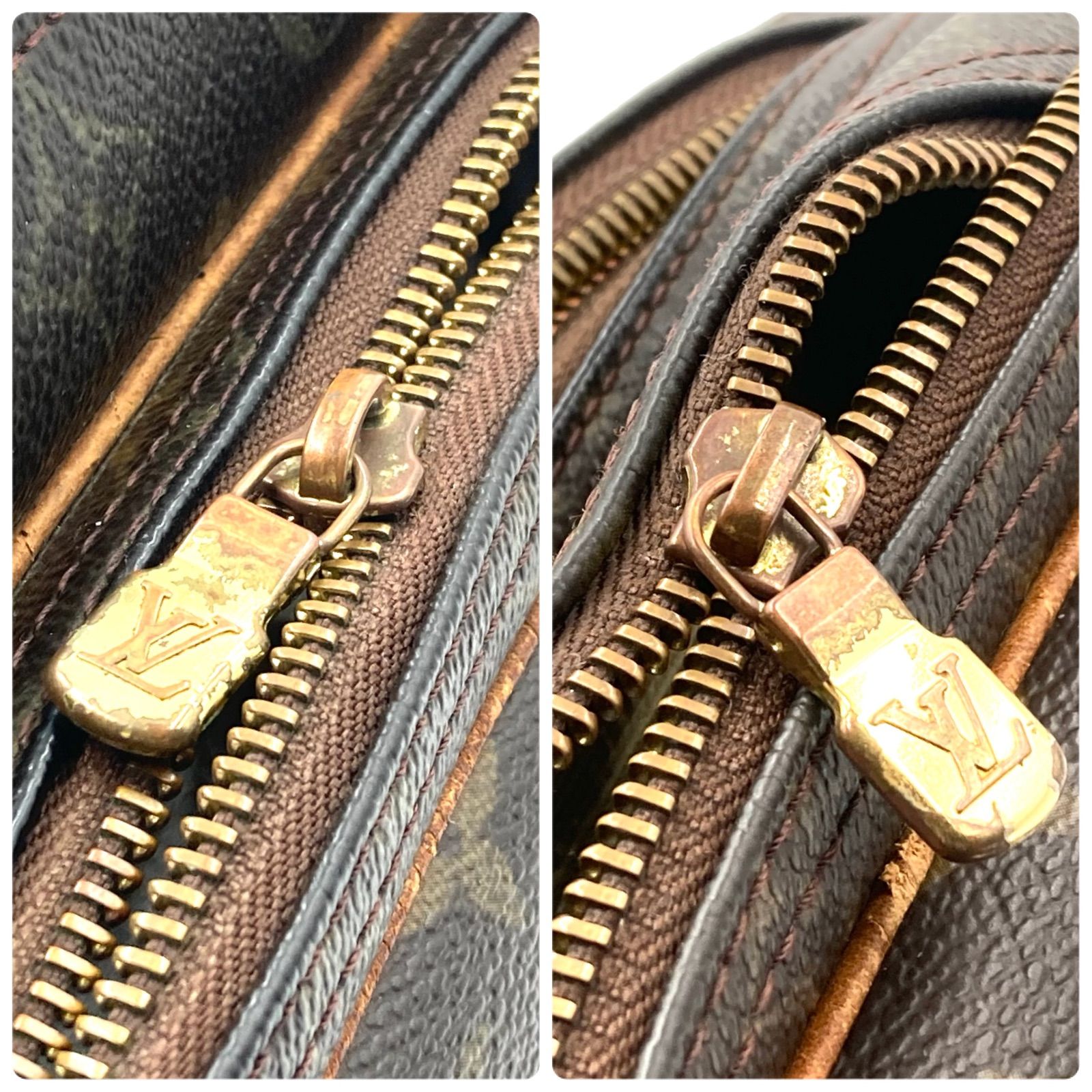 □訳あり美品□LOUIS VUITTON ルイヴィトン モノグラム リポーターPM 