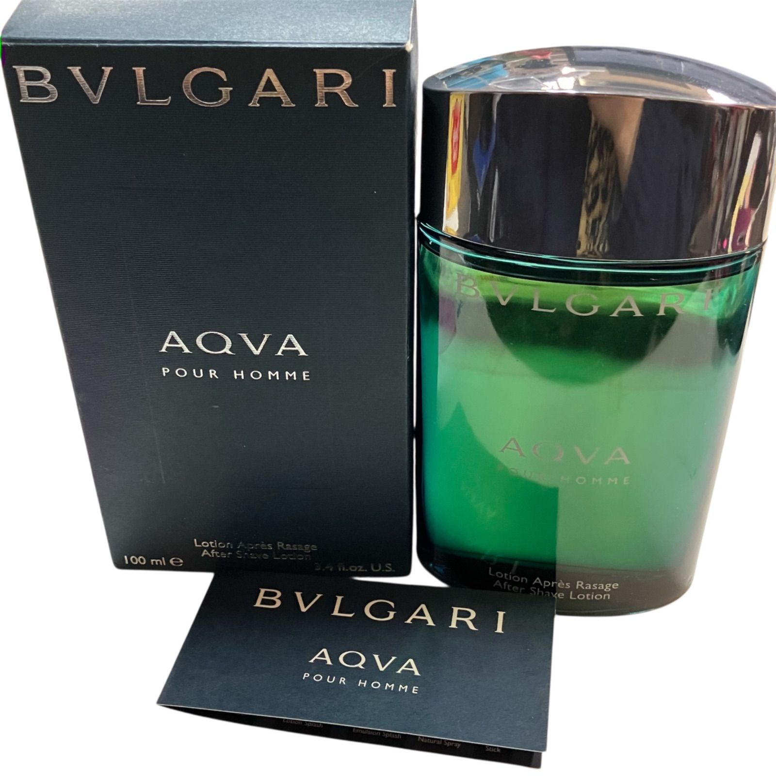 〇BVLGARI ブルガリ プールオム アフターシェーブローション 100ml BVLGARI POUR HOMME アフターシェーブローション 100ml マン