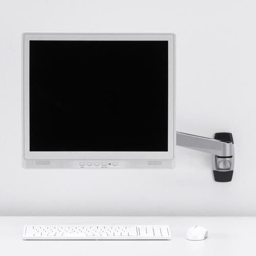  サンワサプライ CR LA 1004 N 垂直液晶モニターアーム 壁面用 デスクマット 机上アクセサリー