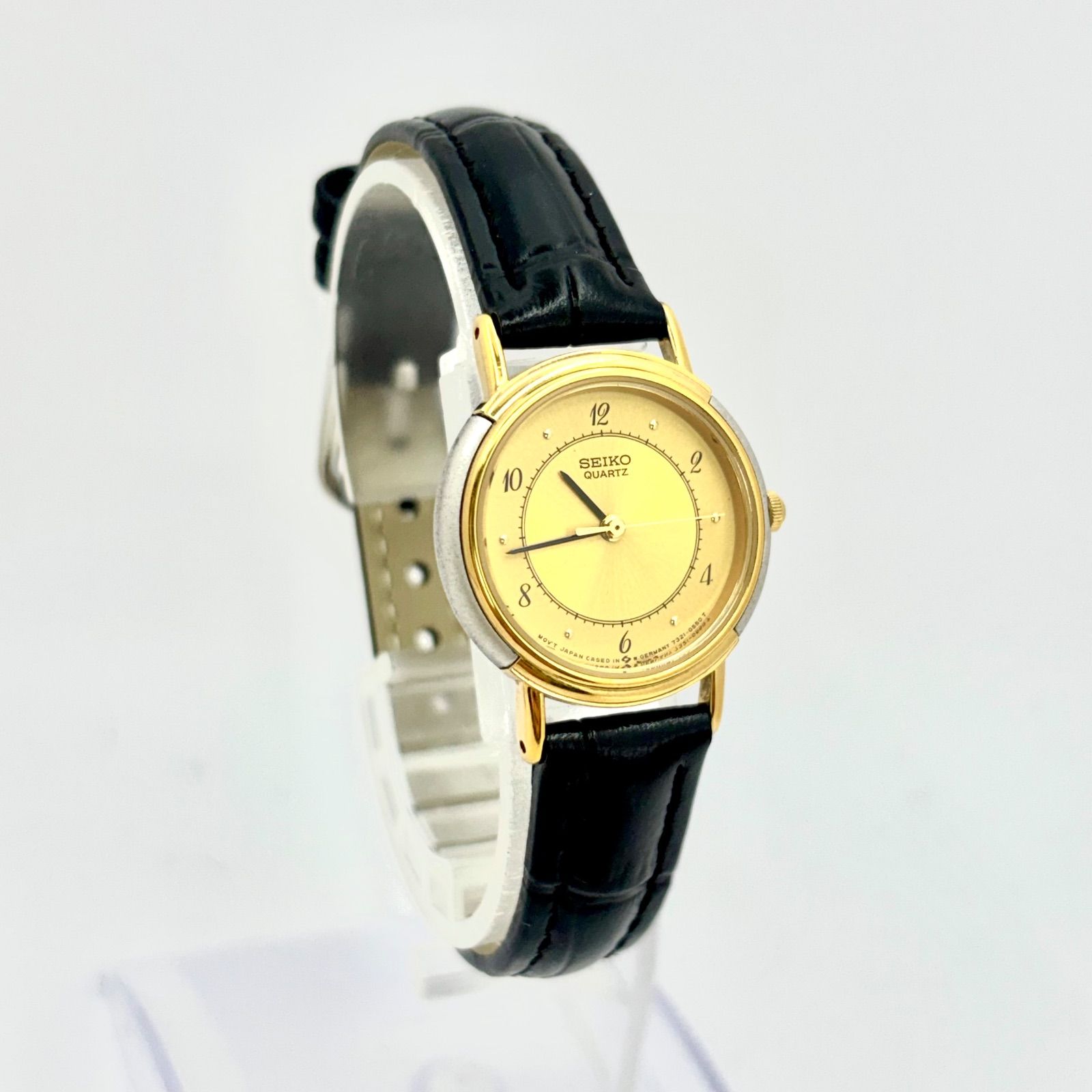 新品電池】SEIKO セイコー レディース 腕時計 ゴールド 7321-0120