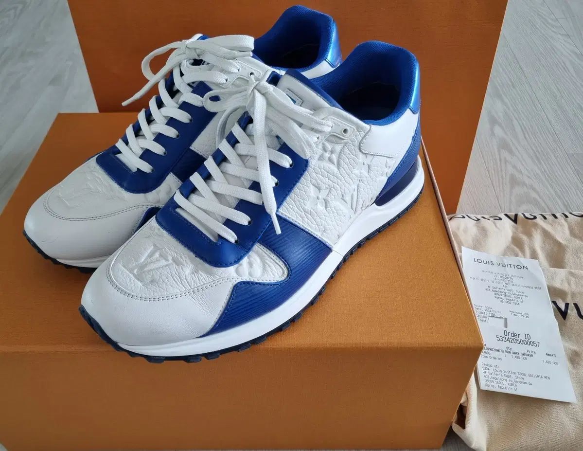 ルイヴィトン ランナウェイ スニーカー ブルー モデル