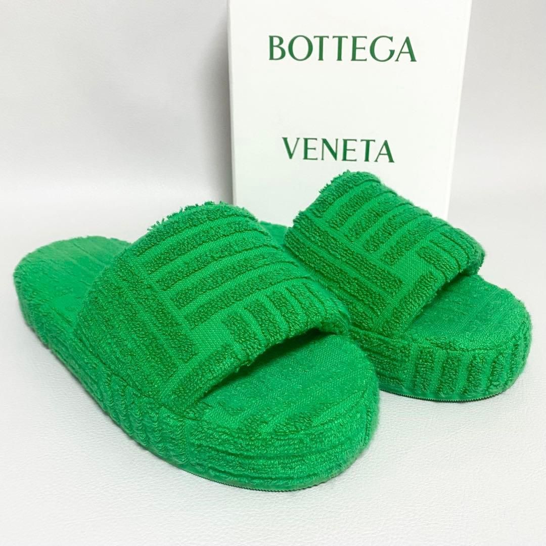 BOTTEGA VENETA | リゾート スポンジスライドサンダル グリーン