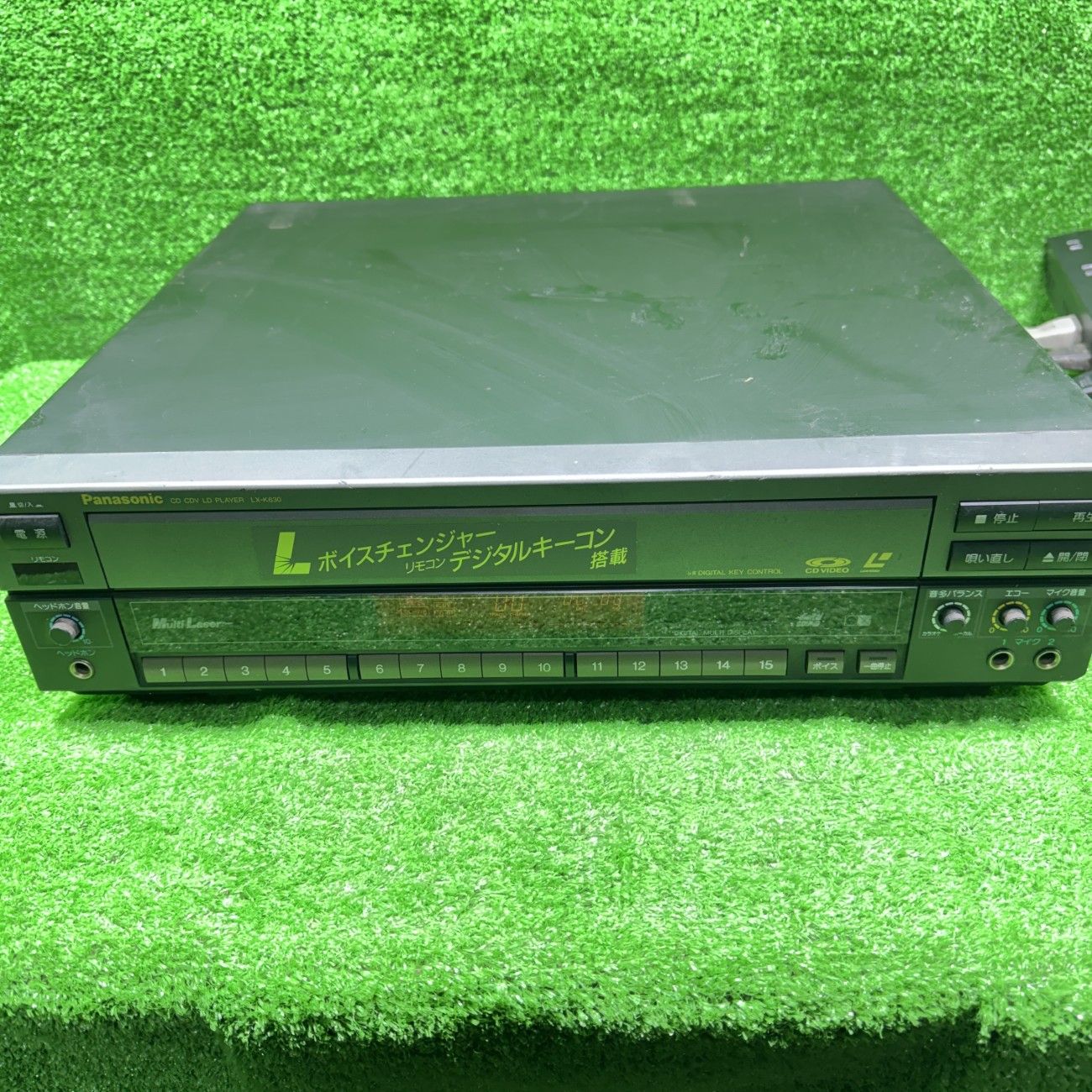 通電確認済】Panasonic LX-K630 CD/CDV/LDプレーヤー パナソニック