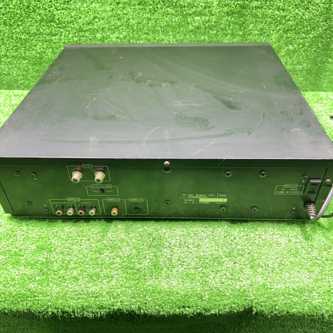 通電確認済】Panasonic LX-K630 CD/CDV/LDプレーヤー パナソニック