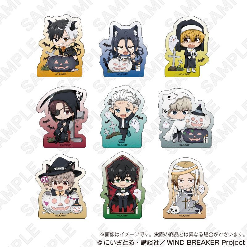 新品/公式】WIND BREAKER_アクリルブロック ブラックハロウィンver. 桜