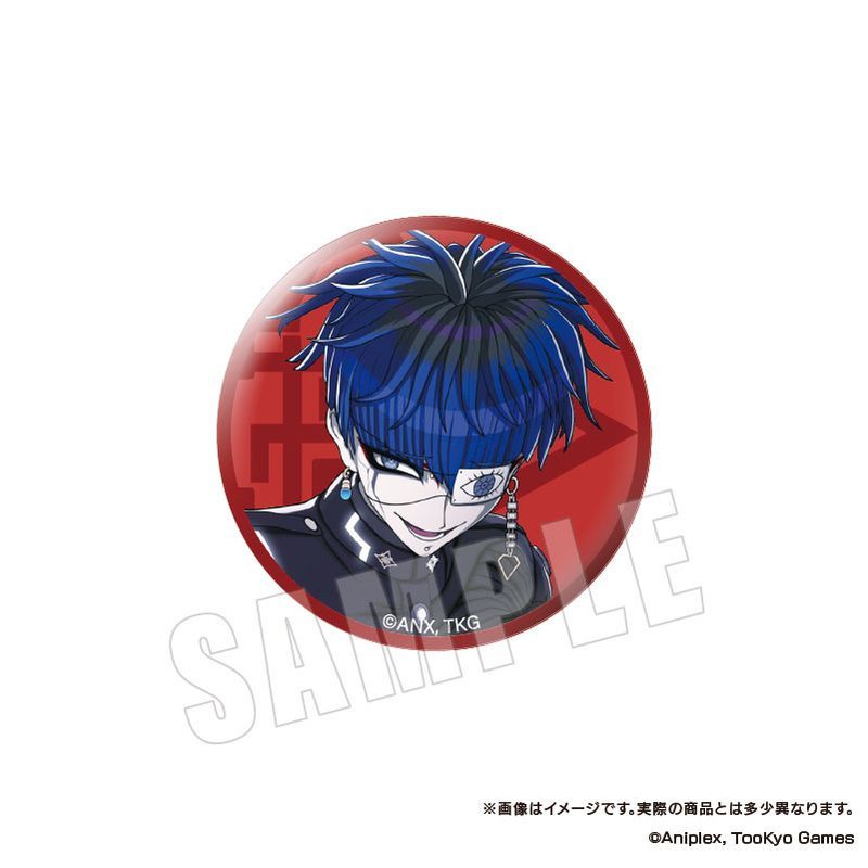 新品/公式】HUNDRED LINE -最終防衛学園-_缶バッジ 14 面影歪 公式