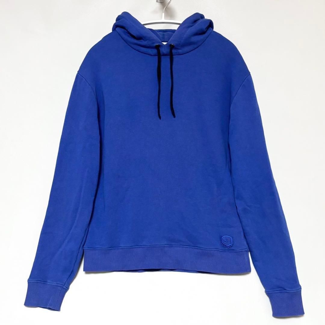 SAINT LAURENT | コットンパーカー フーディー ブルー S