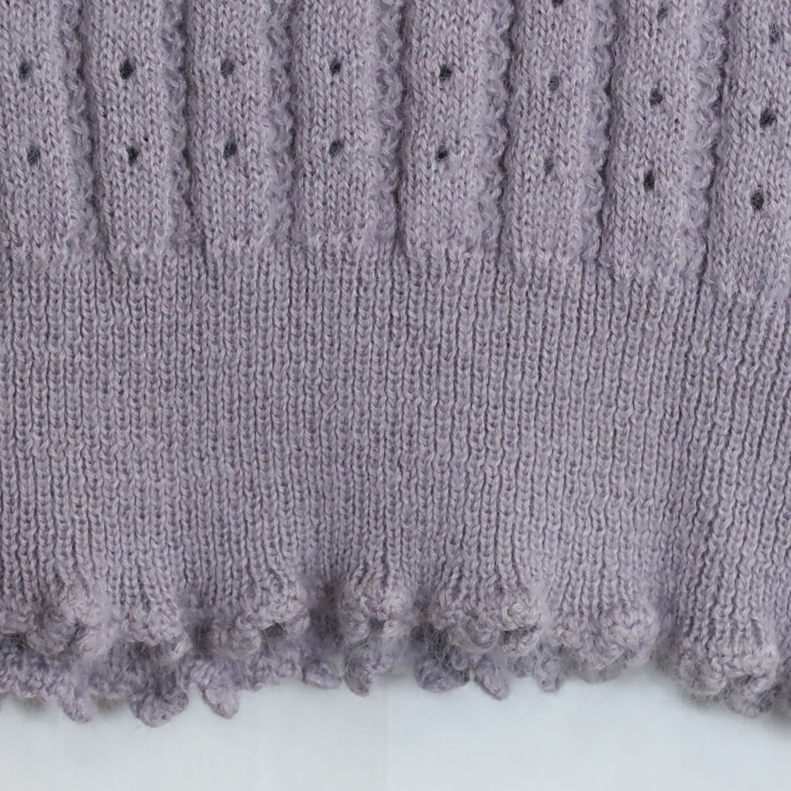 カネコイサオ☆凝ったデザインのニットノースリーブブラウス♪ 可愛い