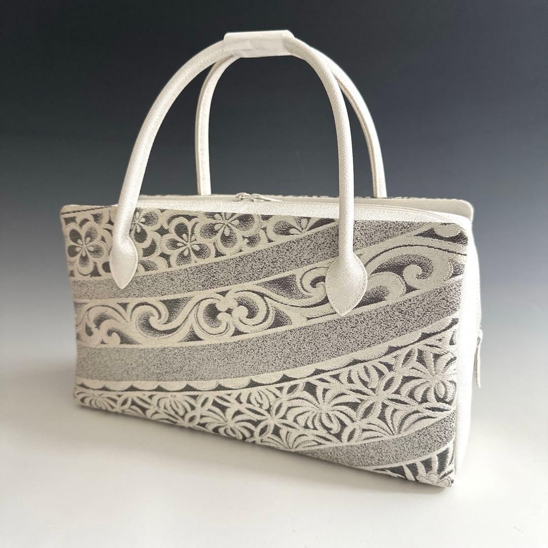 新品未使用品 京都 西陣織 正絹帯地使用 利休バッグお茶席 25126