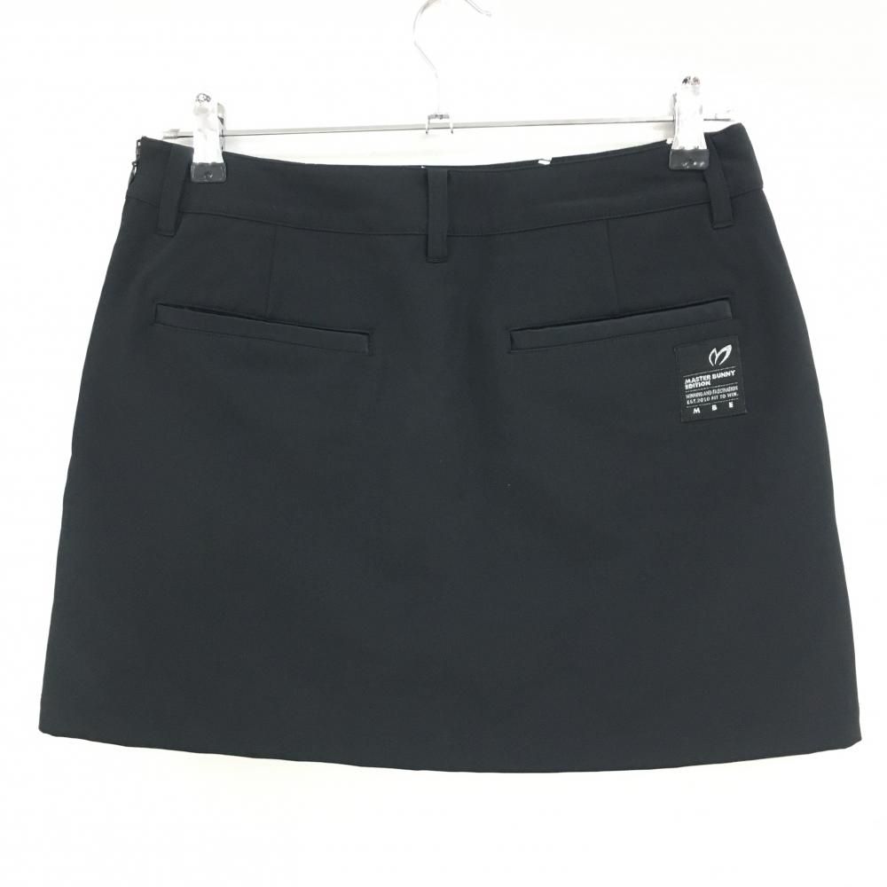 マスターバニー　インナーパンツ付き　スカート 超美品】マスターバニー ストレッチスカート 黒 シンプル 内側インナー