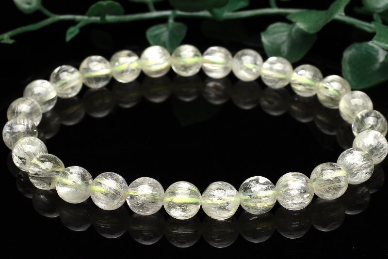 1点物】AAA透明◇キャッツアイ効果 クンツァイト(ヒデナイト) 6.5mm