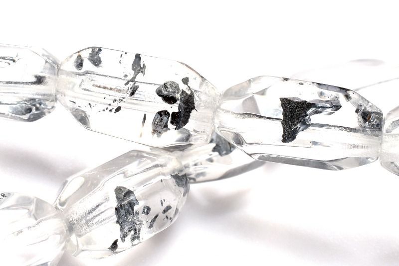 １点物 AAAA 数量 ルーマニア産 スティブナイトインクォーツ 8-10 x 5-5.5 mm タンブル ラフカット ブレスレット パワーストーン 天然石 _MC 3570