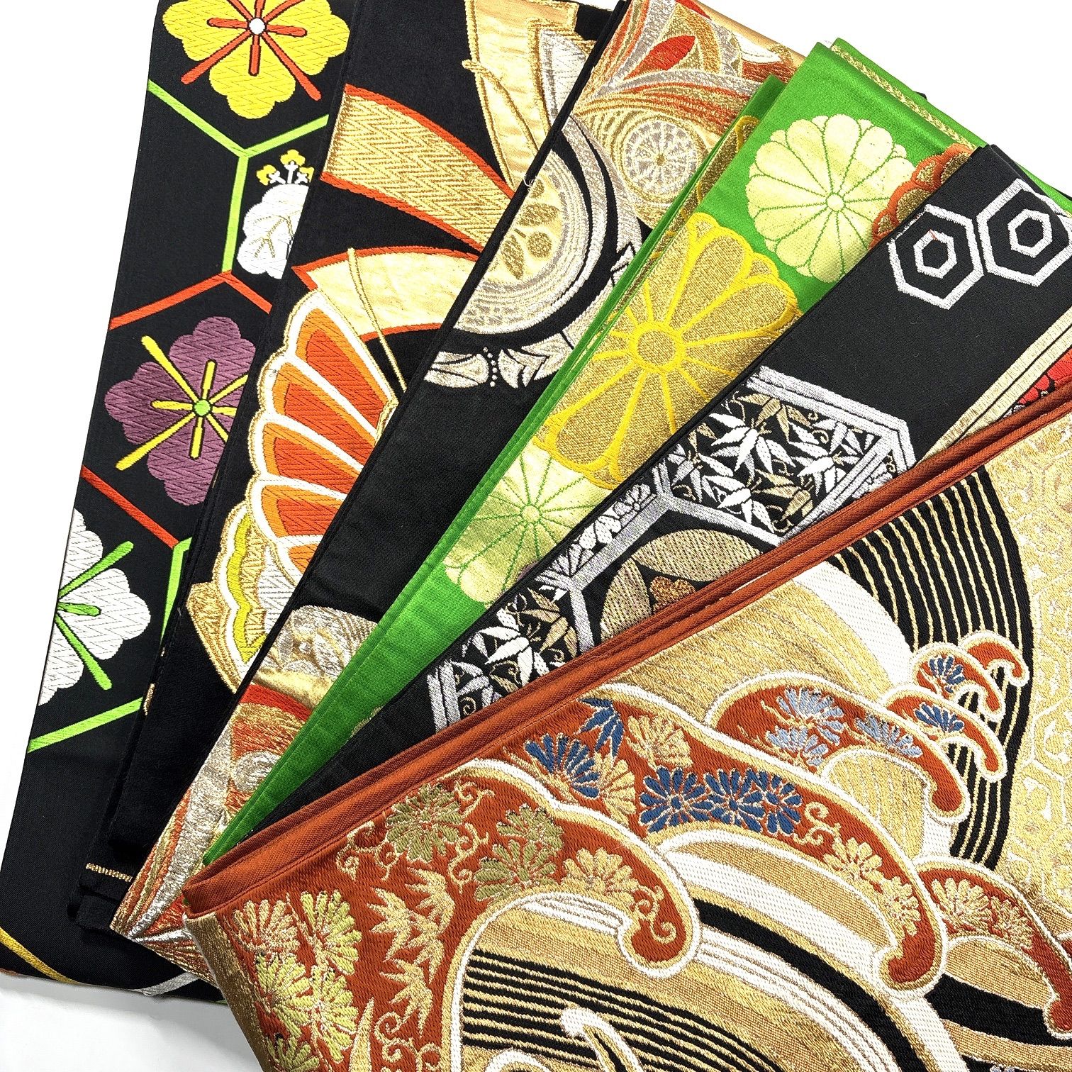 袋帯 6本 正絹 帯まとめ売り 同梱購入歓迎 リメイク用 着付け練習用