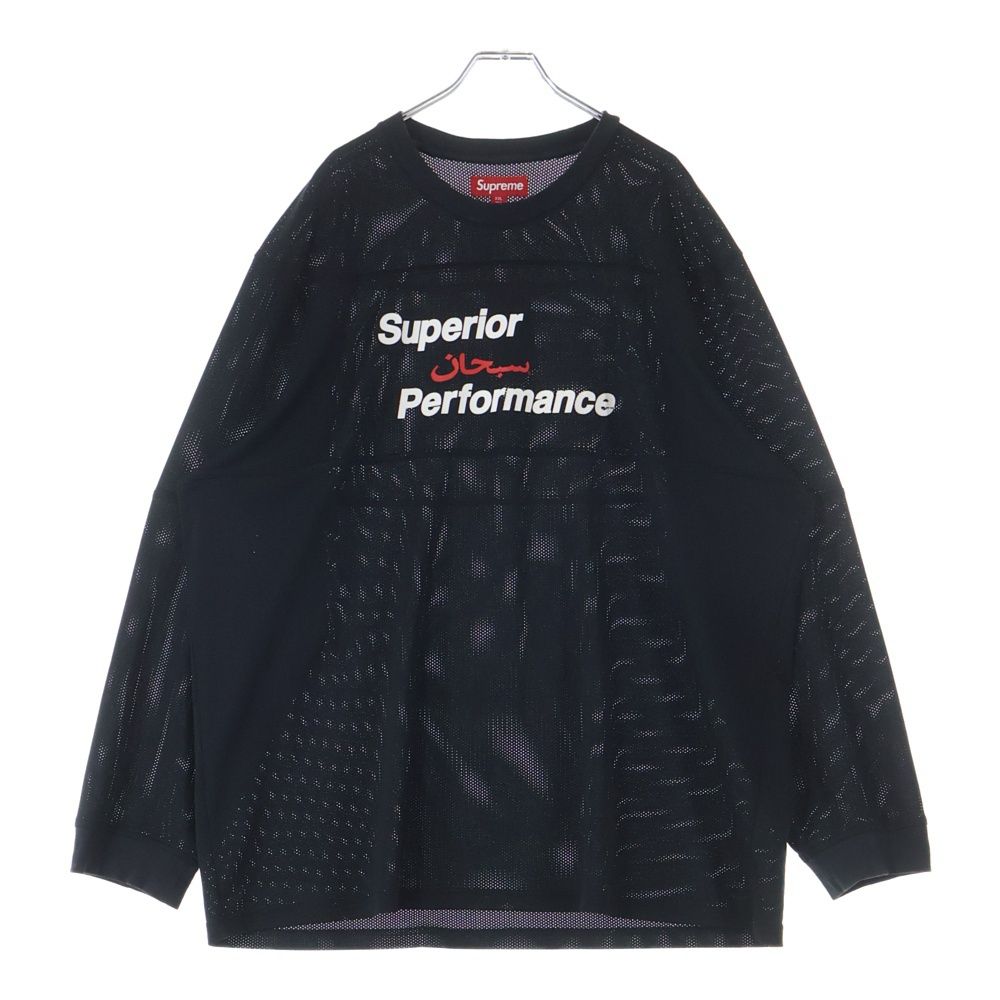 SUPREME (シュプリーム) 25SS Arabic Mesh L/S Top アラビックロゴ