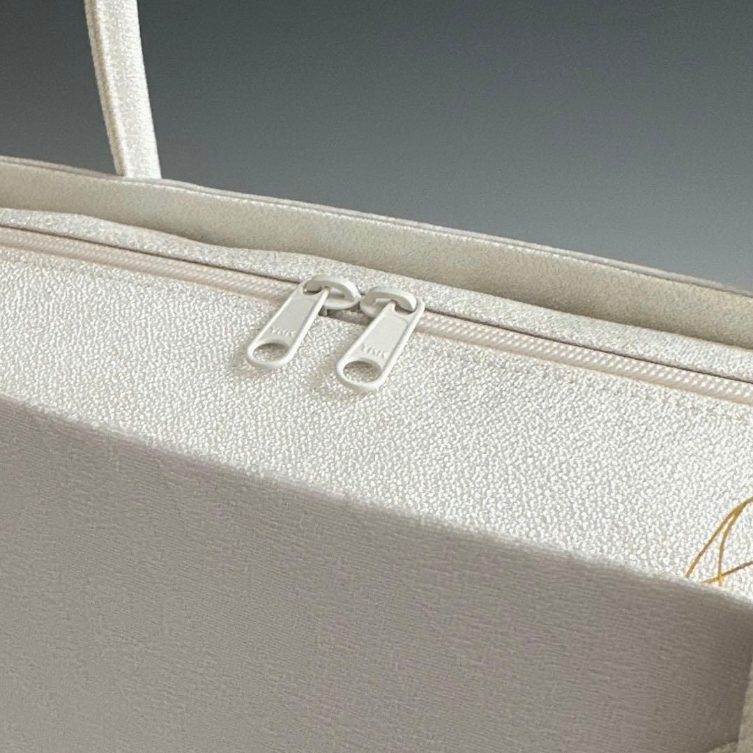 新品未使用 ！！刺繍入り！！京都 西陣 正絹 帯使用 利休バッグ 25125