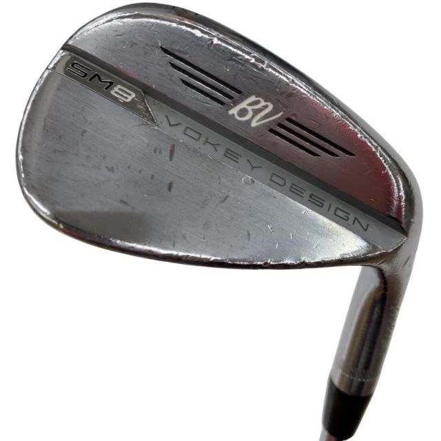 【中古ゴルフクラブ】タイトリスト　Vokey　ボーケイデザイン SM8 ツアークローム ウェッジ Dynamic Gold　シャフト：Dynamic Gold 中古】 タイトリスト VOKEY SPIN MILLED SM8 ツアークロム 52°/12°F