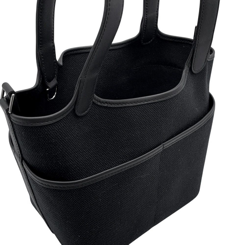 エルメス ハンドバッグ ピコタンロックPM カーゴ ブラック/シルバー