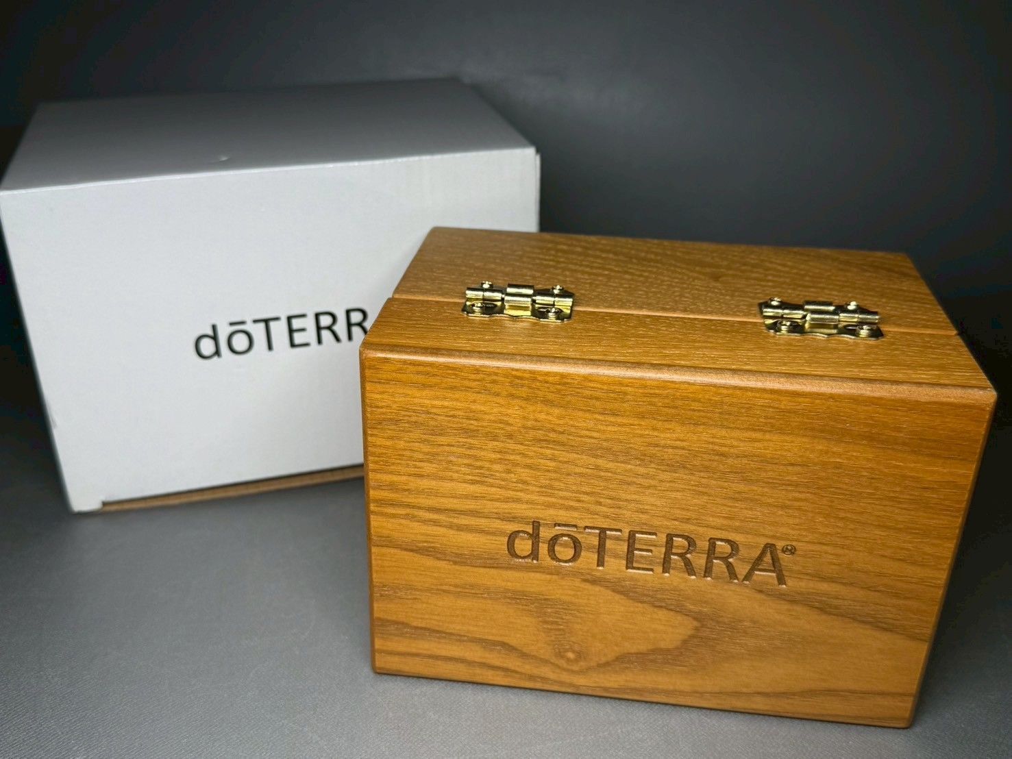 希少・非売品】ドテラ dōTERRA 木製ウッドボックス 豪華2点セット
