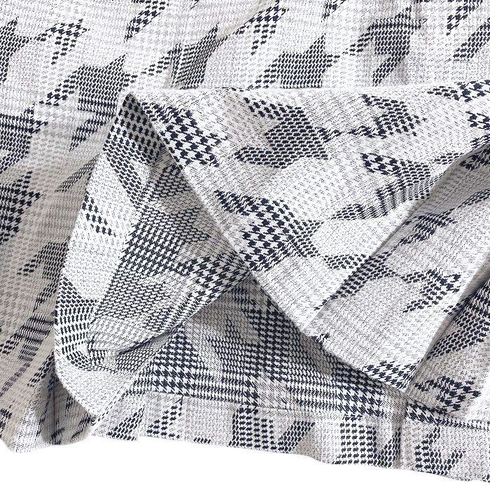 【新品・未使用・タグ付】パーリーゲイツ　スカート　PGロゴ　千鳥柄ジャガード　白 新品・未使用・タグ付】パーリーゲイツ スカート PGロゴ 千鳥柄