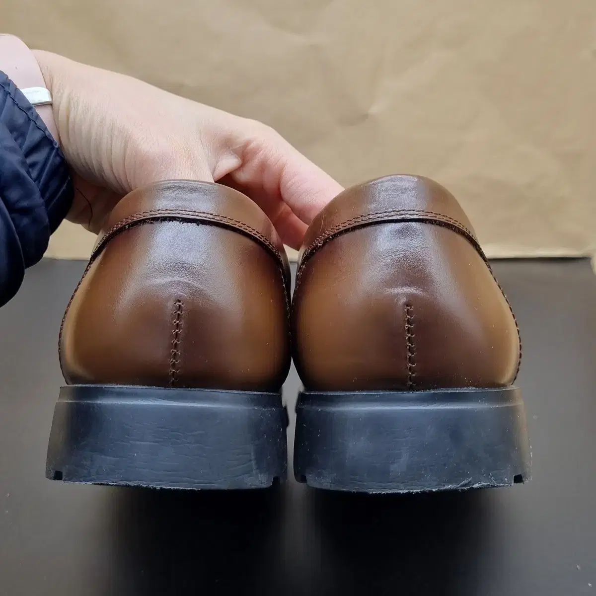  ミソペ Free! メンズ ローファー 実物画像あり 実際サイズ 260 ローファー ブーツ 革靴