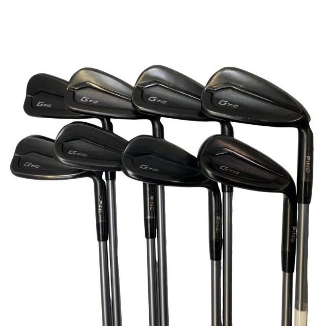 中古】 ピン G710 9S アイアンセット IR リシャフト (フレックスその他