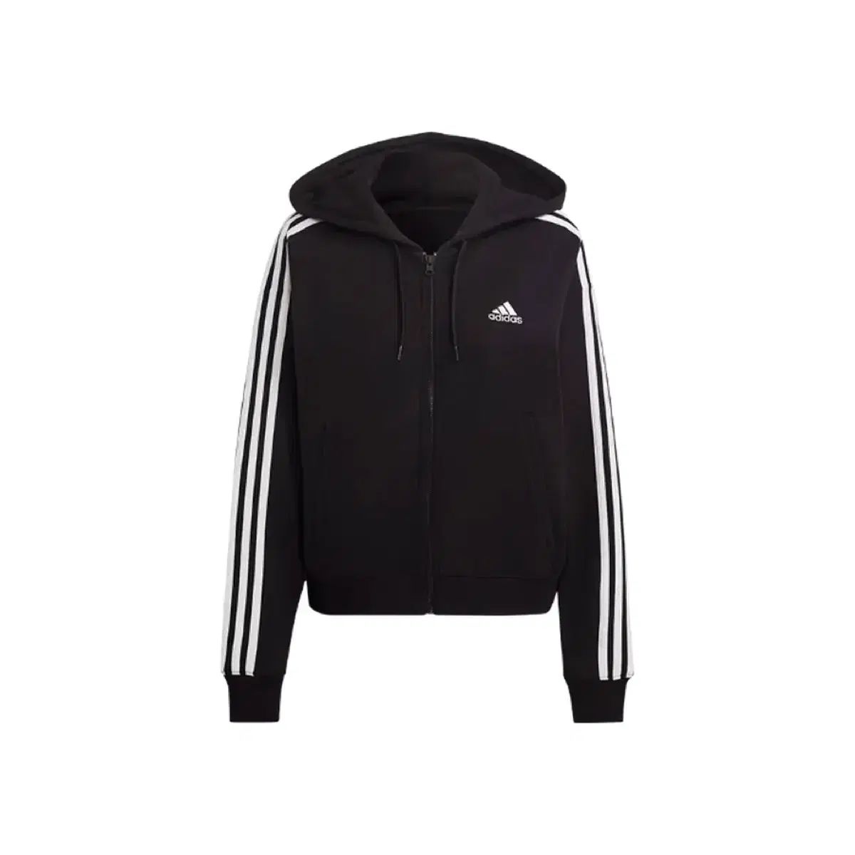 S アディダス 3本線 フレンチテリー ブルゾン フルジップアップ ジャケット IC 8781