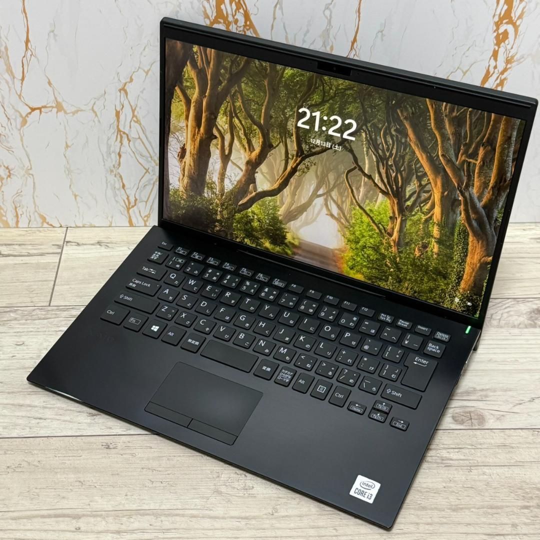 薄型軽量VAIO PRO PK i3 10世代 8GB 128GB office 第10世代i3 VAIO Pro PK ノートPC Windows11 薄型軽量 MSOffice2021