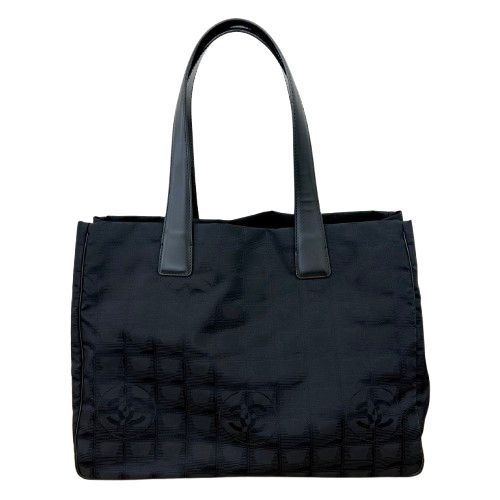 ♪CHANEL シャネル ニュートラベルライン ナイロン トートバッグ ブラック