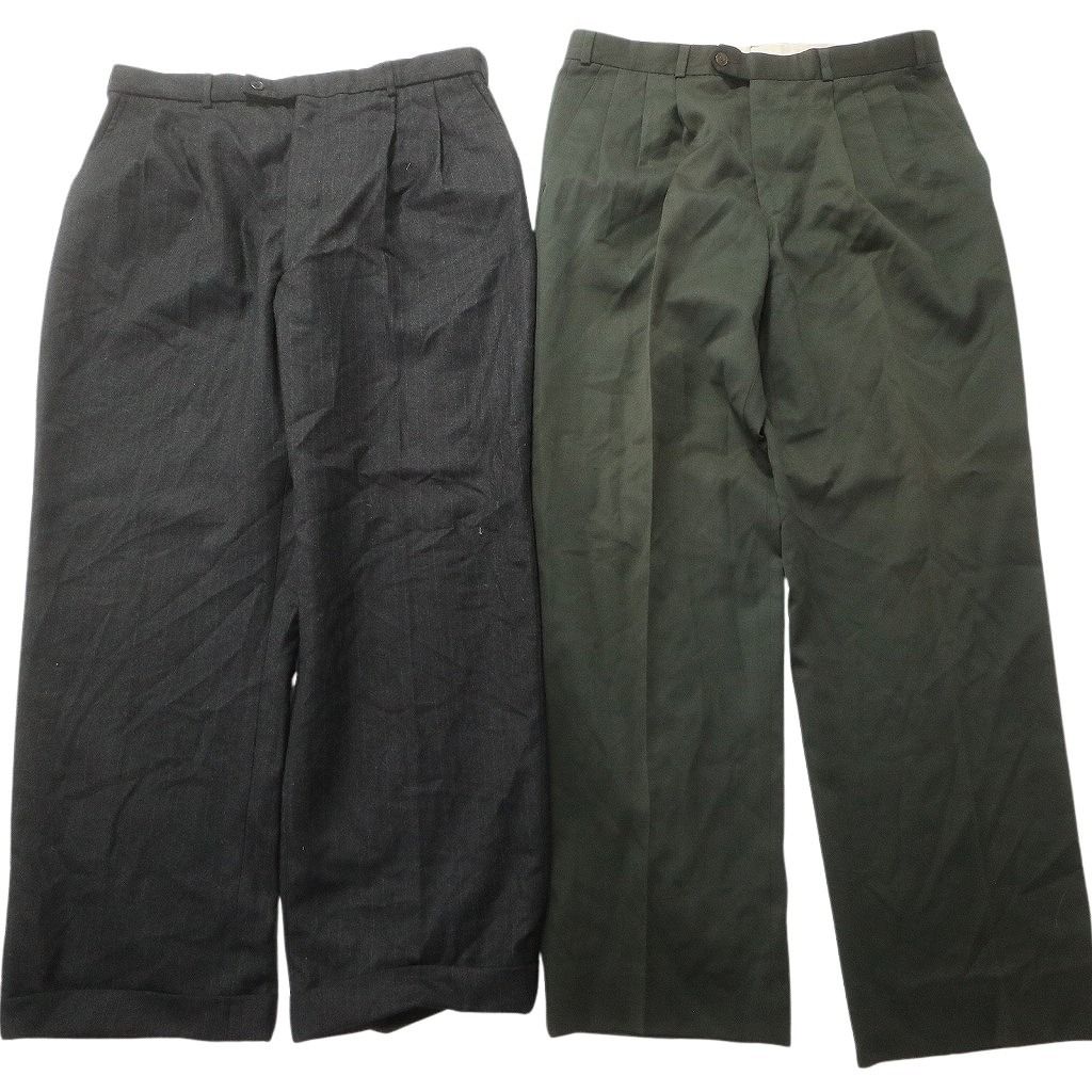 古着卸 まとめ売り スラックス パンツ 8枚セット (メンズ 36 /38