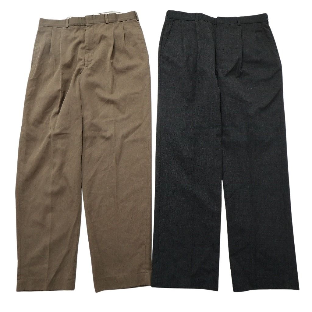 古着卸 まとめ売り スラックス パンツ 8枚セット (メンズ 34 /35