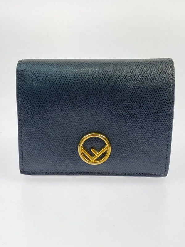 FENDI フェンディ COMPACT WALLET 8 M 0387 コンパクト ウォレット 二つ折り財布 181-260108-yn-06-min