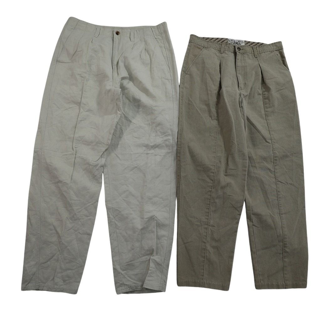 古着卸 まとめ売り パンツ MIX 8枚セット (メンズ M /34 ) テーパード